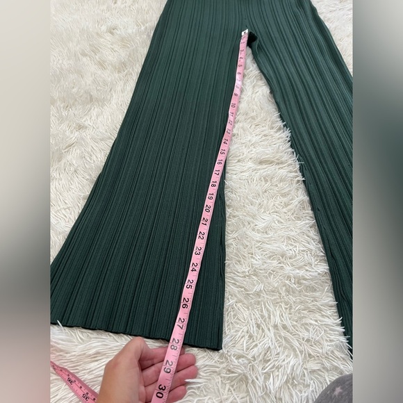 Veronica Beard Massaro Rib-Knit Pant - Size XL - NWT - forest green - Picture 9 of 10